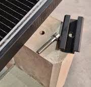 PV Solar Modul Aufständerung aus Beton / Modul Ständer für Freiflächen &  Flachdach