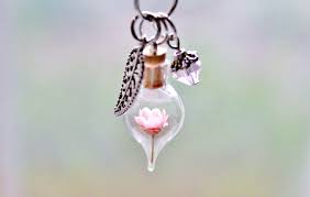 302 Found Terrarium Necklace Bottle Necklace Flower Jewellery