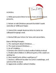 Persuasive Business Letter To Santa Logos Pathos Ethos Bonus Writing Prompts