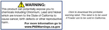 The california office of environmental health hazard assessment (oehha) says prop 65 requires businesses to provide warnings to californians about significant exposures to chemicals that cause. California Proposition 65 Warning