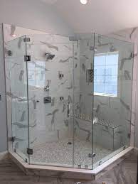 For custom sizes or configurations, visit the popular shower configuration page, where you will discover infinite possibilities. Custom Neo Angle With Door Panel Lakes Road Glass