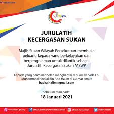 Jawatan kosong terkinijawatan kosong terkini. Majlis Sukan Wilayah Persekutuan Wipers Kerja Kosong Kerajaan Swasta
