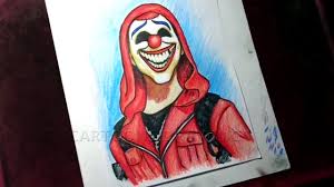 Joker, black, dc comics, batman, joaquin phoenix, movie characters. How To Draw Free Fire Joker Color Drawing Youtube
