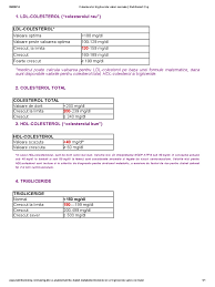 Valori normale colesterol ● valori normale trigliceride ● factori de risc ● tinta terapeutica ● colesterol ldl ● afla pe doc.ro! Colesterol Si Trigliceride Valori Normale Nutritionist Cluj Pdf