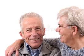 Par Som Har Det äldre Skratt Arkivfoto