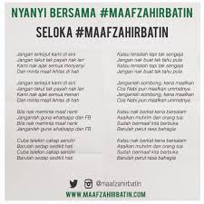 Download seloka hari raya lagu mp3 for free. July 2015 Page 3 Maaf Zahir Batin