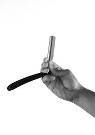 Stropping a straight razor refers to the process which flattens and refines the blade with the use of a very flexible fabric, for instance, felt, denim, linen, or a cotton weave; How To Hold A Straight Razor