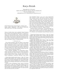 Sistematika penulisan karya tulis ilmiah secara garis besar yaitu: Pdf Karya Ilmiah