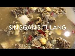 Tulang lembu ½ kg 2. Masakan Kelantan Singgang Tulang Youtube