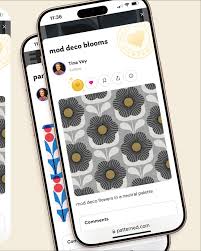 Artist Tina Vey's clean, texture-filled pattern designs are inspired by  simple shapes and midcentury design, creating a fresh, modern look. Welcome  to Patterned Tina! @ottomanbrimdesigns⁠ ⁠ Check out Tina's portfolio at  patterned.com/ottomanbrim ...