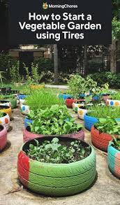 Look at those creative examples and transform your used tires into amazing swings and playground for your kids, colorful garden planters, or useful daily objects and decorations. How To Start A Vegetable Garden Using Old Tires