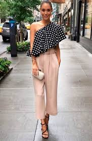 Camisa De Poa Feminina Como Usar Qual Sapato Usar Com Calca Pantacourt Moda Looks Look