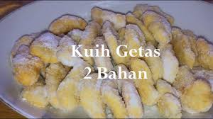 3 cawan tepung beras dengan 2 cawan tepung pulut. Kuih 2 Bahan Kuih Getas Youtube