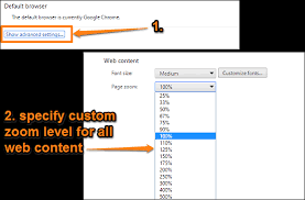 If you are using a mouse, you can. How To Set Default Zoom Level In Google Chrome
