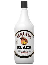 Malibu Black Rum 1 75l Luekens Wine Spirits