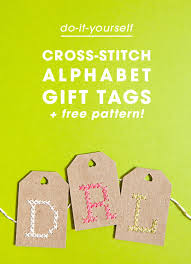 Hi everyone, here are the free gift bag and tags that i designed to compliment the free summer cross stitch pattern, they are available in this post to download, i do hope you like them! Learn How To Cross Stitch Alphabet Gift Tags