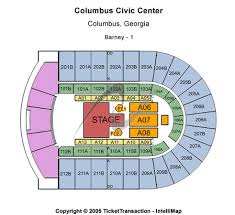 Columbus Civic Center Tickets In Columbus Georgia Seating