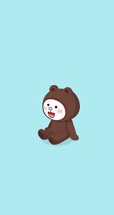  Cony Pretend Brown Kartun Animasi Kertas Dinding