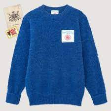 Shetland Wool Shaggy Dog Sweater Blue Rowing Blazers Sweaters Blue Sweaters Rowing Blazers