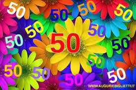 Gli altri 49 sono stati solo un allenamento. Biglietti Auguri Compleanno 50 Anni Fiori E Farfalle Con Tante Margherite Auguri Di Compleanno Auguri Di Buon Compleanno Buon Compleanno