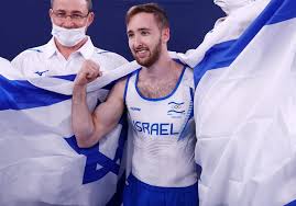 The israeli competed fourth, netting a score of 14.933 * this is israel's first gold medal in tokyo, and second in history. H8dflx1 Heei0m