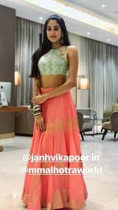 As an amazon associate, i earn from qualifying purchases. Janhvi Kapoor S Semi Formal Lehenga Is A Must Have In Every Millennial Girls Wardrobe Pinkvilla