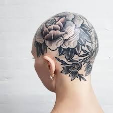 It's probably considered to be odd or weird to get a tattoo on head. Flower Tattoo On The Head Tattoogrid Net