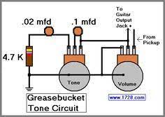 Greasebucket Tone Circuit For Guitar Diy Guitar Pedal Guitar Building Guitar Tech