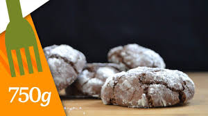 Recette Des Biscuits Craqueles Au Chocolat Ou Crinkles 750 Grammes