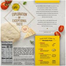 We don't know when or if this item will be back in stock. California Pizza Kitchen Margherita Recipe Gluten Free Pizza 11 8 Oz Kroger