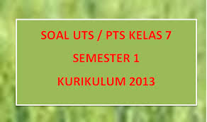 Latihan Soal Uts Pts Matematika Kelas 7 Semester 1 Ganjil Kurikulum 2013 Pendidikan Kewarganegaraan Pendidikan Kewarganegaraan