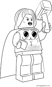 They offer the kids to choose from a variety of shades on their palette. Thor Lego Coloring Pages Thor Coloring Pages Coloring Pages For Kids And Adults