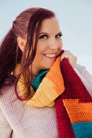Learn to Crochet a Rainbow Scarf, Complete Crochet Kit, DIY Rainbow Gift