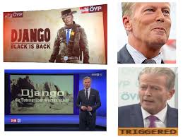 Der ehemalige vizekanzler mitterlehner der kühne django reitet wieder, und trampelt unsren kanzler nieder. Django Austria