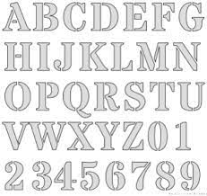 Having an alphabet stencil letter template is recommended for every child. Free Printable Letter Stencils Bold Number And Alphabet Downloadable Patter Free Printable Letter Stencils Letter Stencils Printables Free Stencils Printables
