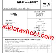 RS202 Datasheet(PDF) - UNIOHM CORPORATION