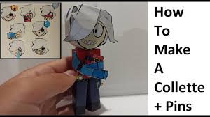 The 5 most recently used pins can be used in a shortcut next to the . button in the chat. Paper Colette Pins Brawl Stars Papercraft Paper Toy Starr Park Starrpark Youtube