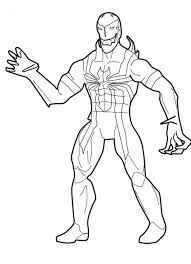 This villain can inspire creativity in coloring. Venom Coloring Pages Free Printable Coloring Pages For Kids