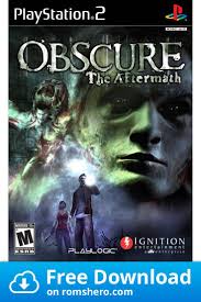 Download Obscure The Aftermath Playstation 2 Ps2 Isos Rom Obscure Wii Survival Horror Game