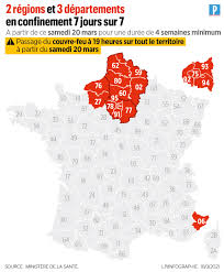 Des cartes des départements français retenez facilement les numéros des départements ! Confinement Et Couvre Feu A 19 Heures La Carte De France Des Restrictions Le Parisien