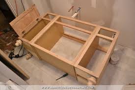 furniture style bathroom vanity made