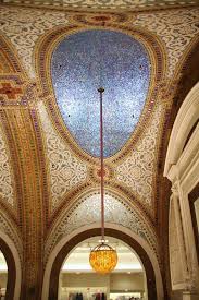 Tiffany Stained Glass Vaulted Ceiling In Marshall Fields Now Macy S Chicago Illinois Windycity Chicago Architecture Chicago Buildings Tiffany Stained Glass
