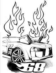 Hot Wheels Coloring Pages To Make Your Kids Day Colorful Cars Coloring Pages Truck Coloring Pages Monster Truck Coloring Pages