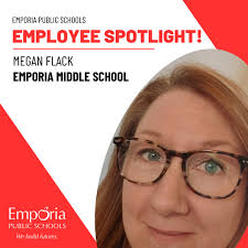 Meet Megan Flack! Meet Megan Flack! A wonderful new addition to the Emporia  Middle School teaching team as a Math teacher! Welcome aboard! #emporiaproud
