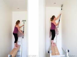 How to paint vaulted ceilings. How To Paint Tall Walls Houseful Of Handmade