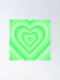 Take a peek behind the scenes of your favorite hollywood blockbusters to see what iconic moments look like before the vfx team works their magic. Aesthetic Green Heart Pattern Poster By Star10008 Redbubble