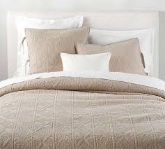 Dark Taupe Hanna Quilt King Cal King Pottery Barn