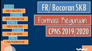 Check spelling or type a new query. Frcpns Frskb Frskbguru Fr Guru Tenaga Pendidik Skb Cpns 2019 2020 Kepotimes