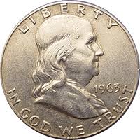 1963 Ben Franklin Half Dollar Value Cointrackers
