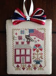 5 out of 5 stars. Patriotic Cross Stitch Ornament In Full Glory By Black Bird Designs Patriotic Cross Stitch Cross Stitch Cross Stitch Patterns